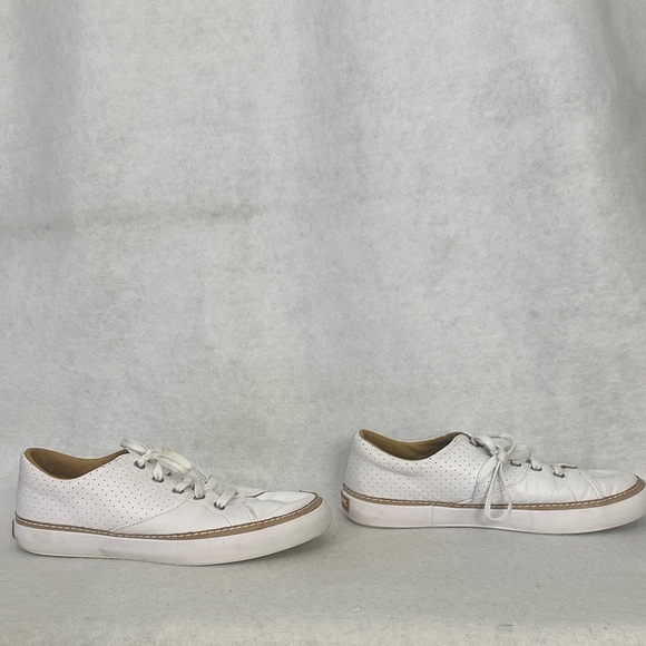 Sperry White Leather Boat Shoes - Picture 3 of 8